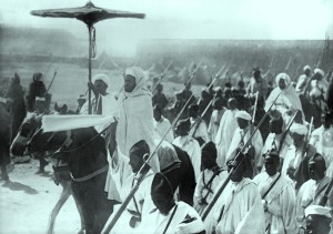 Sanūsī going to fight English in Egypt (1910-15 ca.)